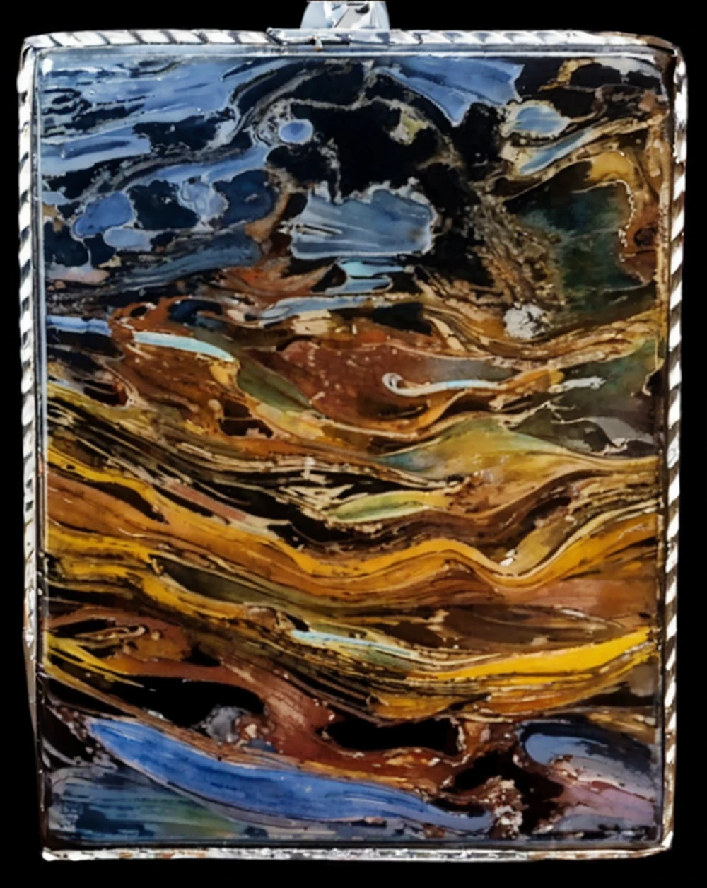 terrain changes，Changes in blue sky clouds，Colorful and distinct blend，Clear changes in light and shadow，Silky smooth and delicate watercolor painting