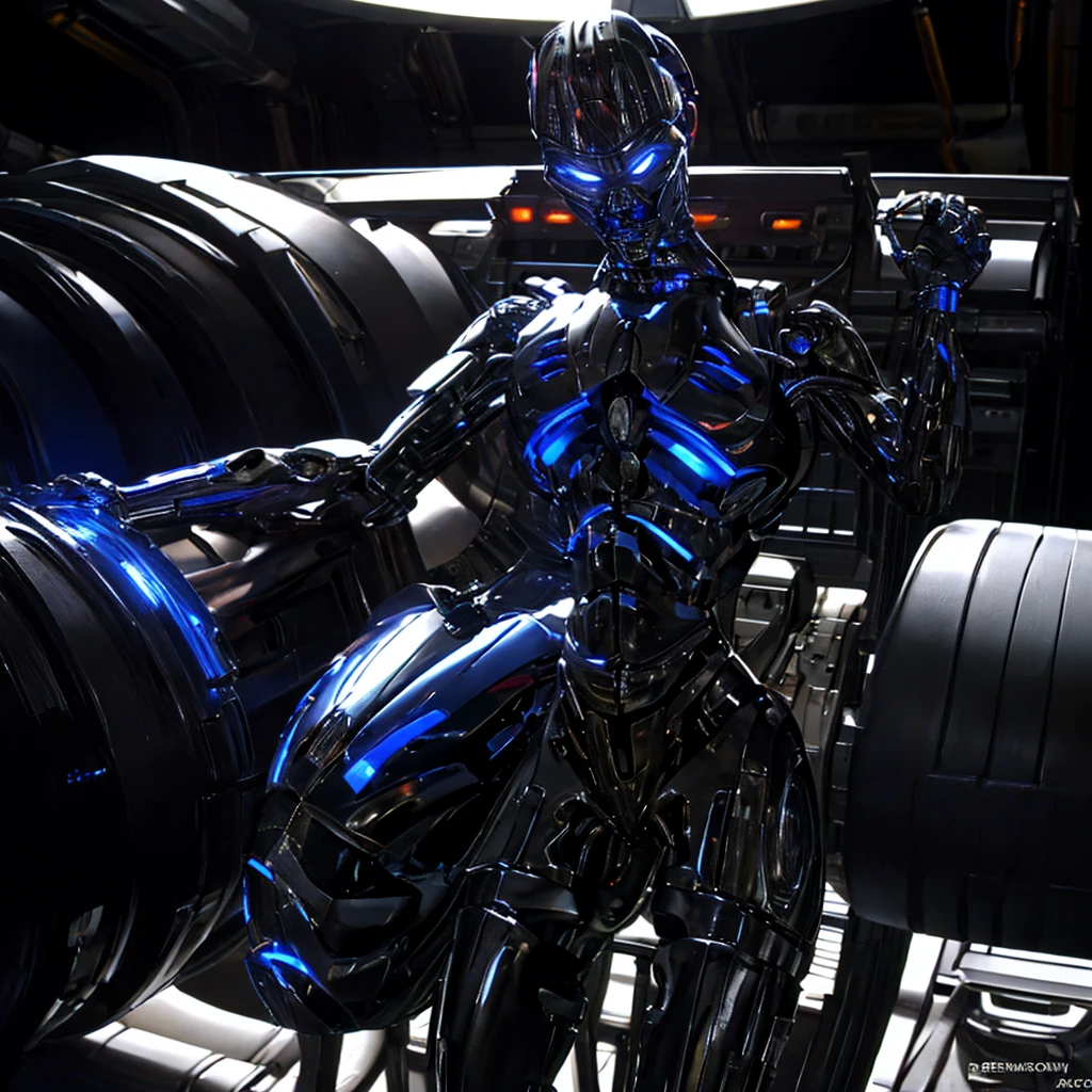 'terminator 3', 'terminator \(series\)', 'T-X', 'T-X(terminator)', 'endoskeleton', 'chrome metal', '(metal skin:1.4)', posing for a magazine. 'full body','sexy pose','porn pose', 'sexy', '(glowing pupils:1.3)', 'blue pupils', '(robot joints:1.3)','Only 1 unit',