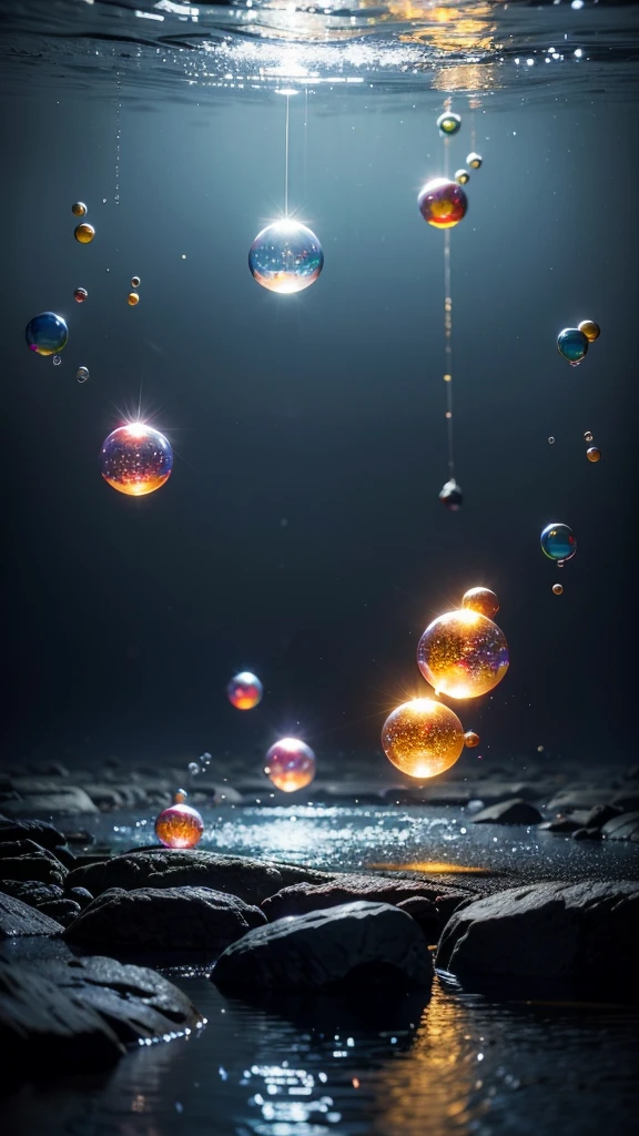 born, Highest quality, High resolution, masterpiece: 1.3), Bubbles floating on water, masterpiece, Soft and forgotten, Realistic, 1 scene, A closer look, Shining Surface, Translucent foam, Dynamic Movement, Enchanting, quiet, peaceful, Calm, Gentle Dance, The joy of nature, calm down, appease, refresh, 3D Octane Rendering, Ray Tracing, Super Detail Viewer, close, Particle Effects, Volumetric lighting, Shadow play, Ambient Lighting.
透明なBubbles floating on water, Their soft and forgotten shapes are captivating