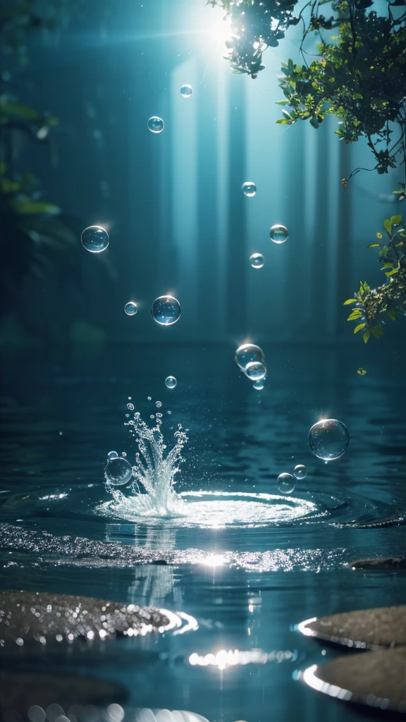 born, Highest quality, High resolution, masterpiece: 1.3), Bubbles floating on water, masterpiece, Soft and forgotten, Realistic, 1 scene, A closer look, Shining Surface, Translucent foam, Dynamic Movement, Enchanting, quiet, peaceful, Calm, Gentle Dance, The joy of nature, calm down, appease, refresh, 3D Octane Rendering, Ray Tracing, Super Detail Viewer, close, Particle Effects, Volumetric lighting, Shadow play, Ambient Lighting.

透明なBubbles floating on water, Their soft and forgotten shapes are captivating