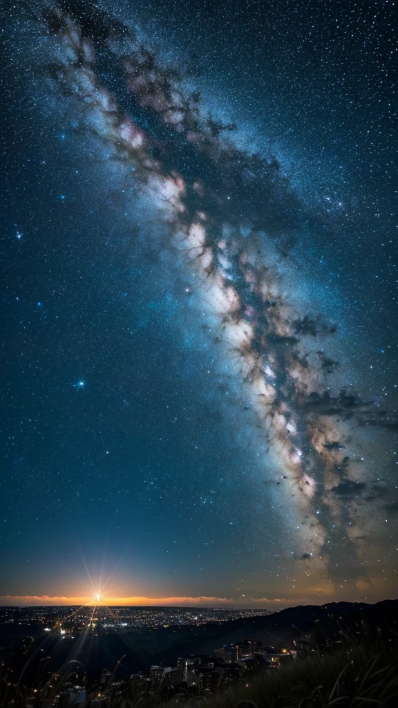 A breathtaking view under the stars, A place where countless dreams sparkle. Meanwhile, one heart, symbolized as a bright star, Continue to shine with the light of hope.