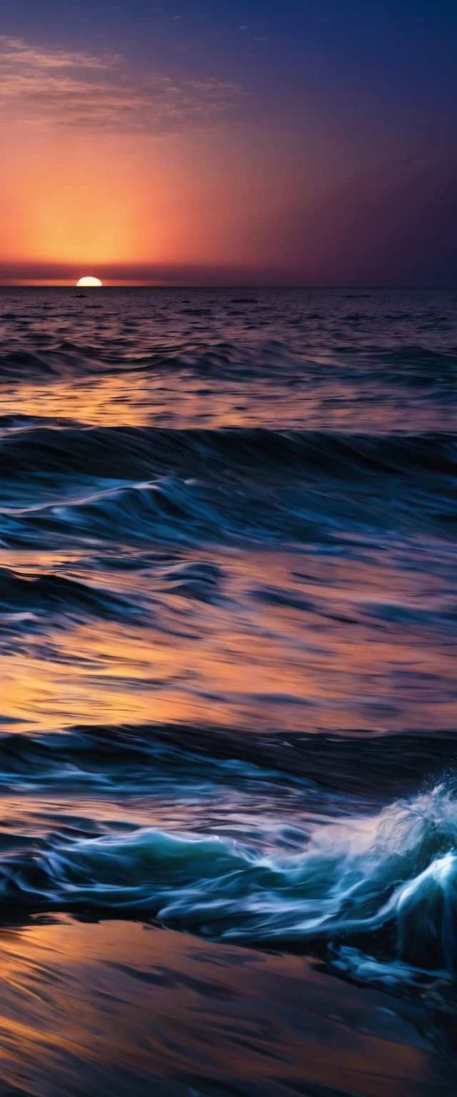 water, Ocean, Dark Sky, sunset, Milky Way