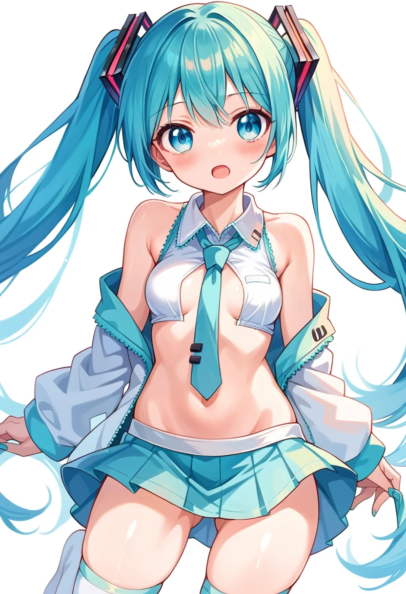 masterquality,nsfw,nudeHatsune Miku,1girl,,poor tits,,nursery uniform nsfw,nudesmock