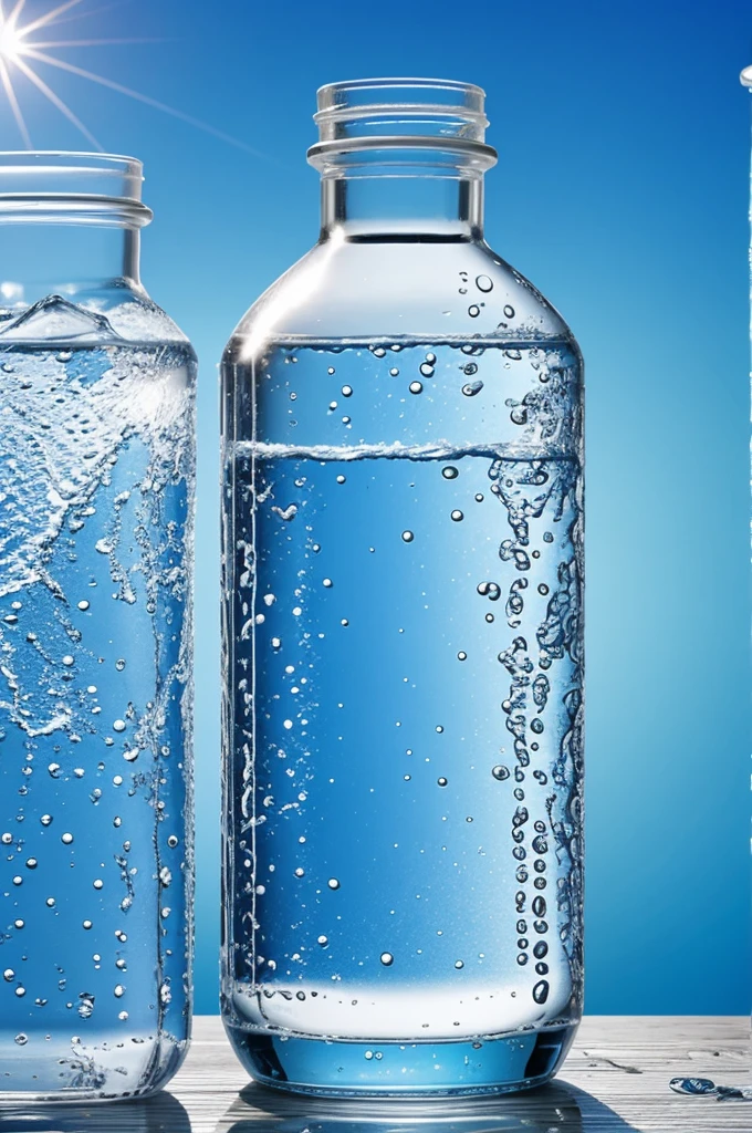 Bottled water promotional poster