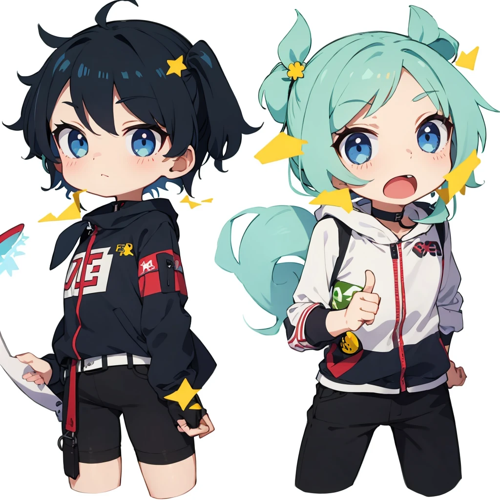 Anime boy and girl