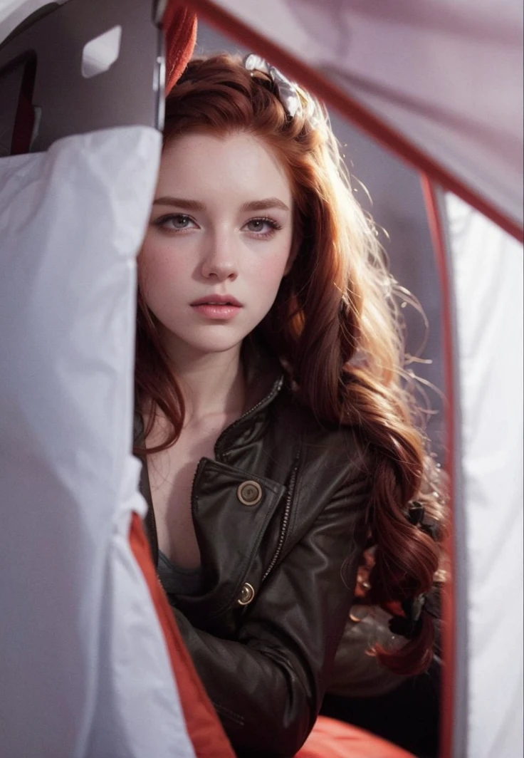 Redhead in Braids 