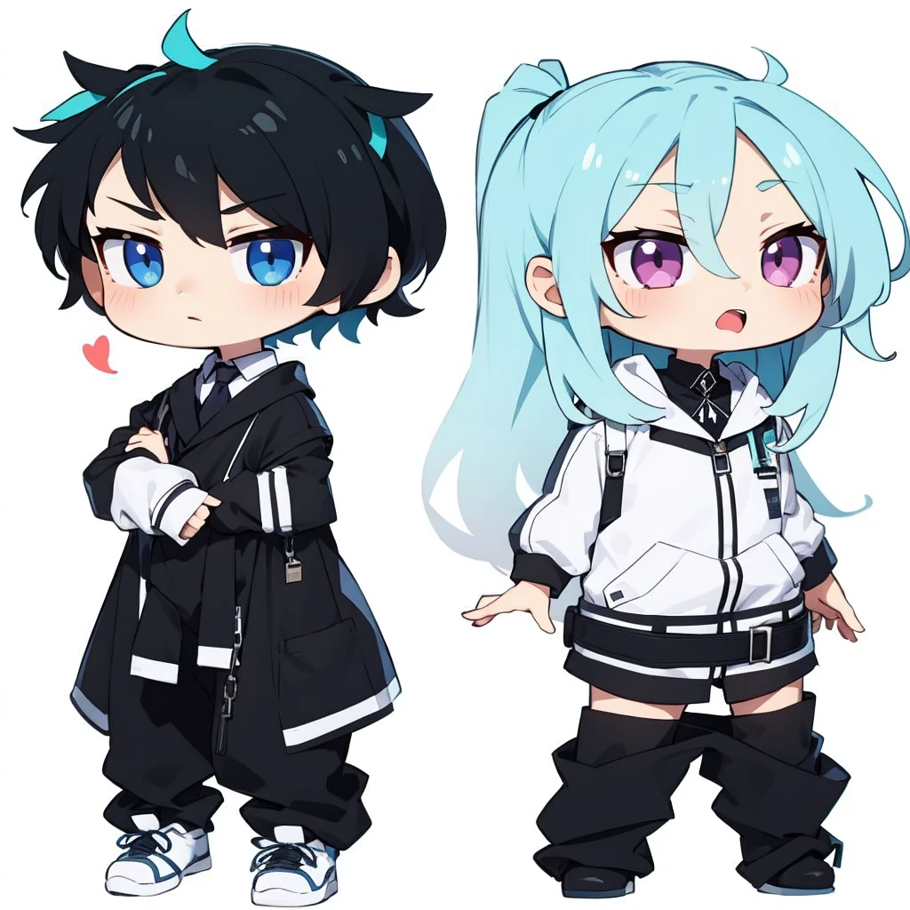 Anime boy and girl