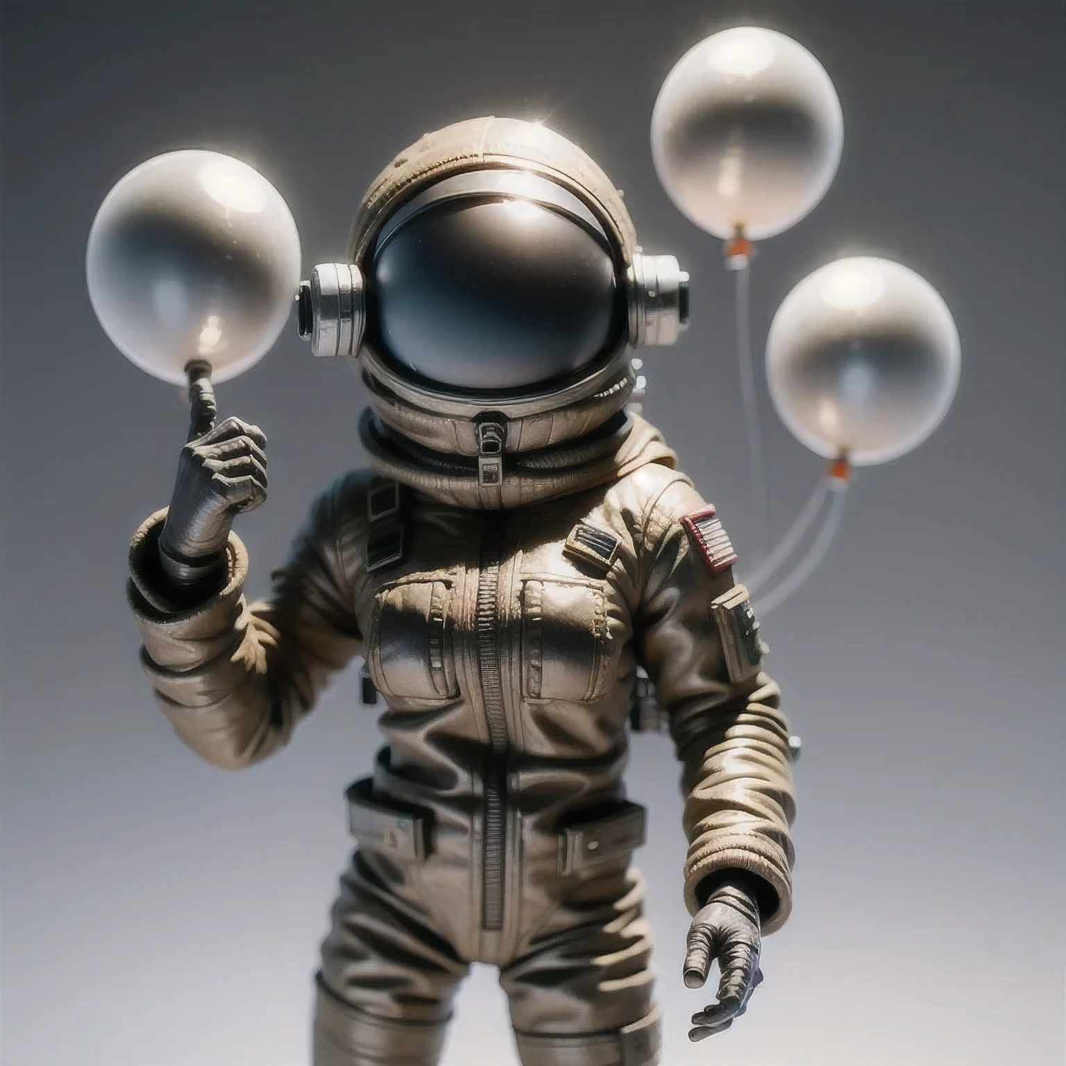 （（astronaut））Light space station balloons background