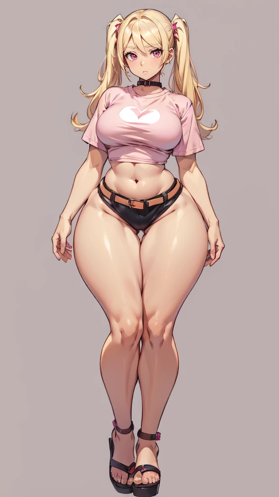 full body in image, full naked woman, naked body, (feet on image), biker shorts, simple hair, female naked body, curvy body, large hips, beautiful woman, thicc body, big thighs, voluptuous body, full thick body, dinamic pose, curve body. detalied pose, body, simple background, expressive face, focus on face, line art, sketch
