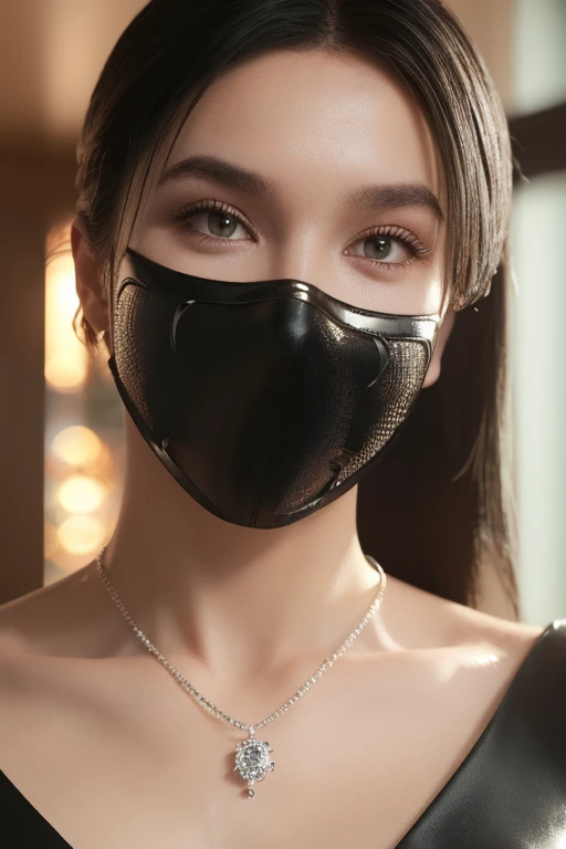 ((Masked))  Game Art，Cg animation，Best image quality，Maximum resolution，8K，(A half-length photo)，(portrait)，(Head close-up)，(Rule of Thirds)，Unreal Engine 5 rendering works，20 year old girl，((Queen))，The eyes are very detailed，(Large Breasts)，Elegance and nobility，Movie Lighting，Ray Tracing，Game CG，((3D Unreal Engine))，OC rendering reflection pattern，4K，Ultra-clear，Translucent lace，Fair and plump figure，Pretty Face，Glossy Gel Coat，The Queen in a luxurious dress，Necklace jewelry，intricate tattoo designs，The tattoo is very delicate，Wear white hand gloves，hand(Redraw 0.8)
