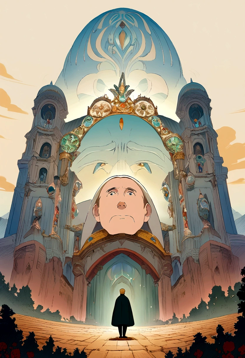 Putin and Ghibli-style animation