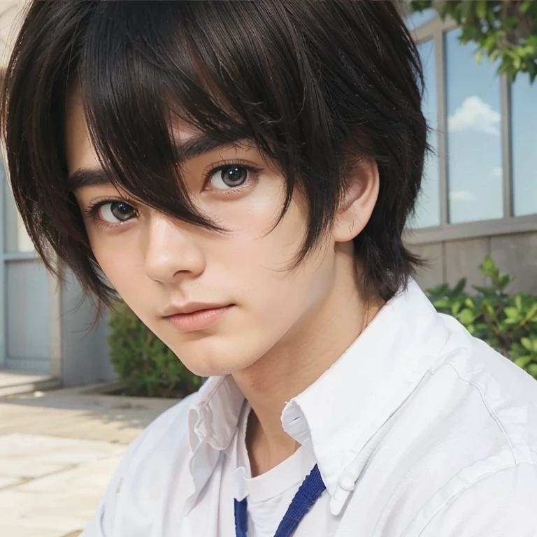 masterpiece, best quality, male, handsome, semi-realism anime