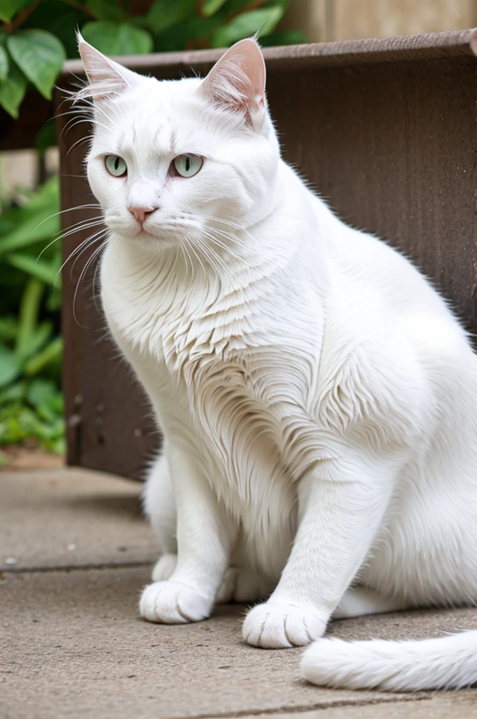 White cat