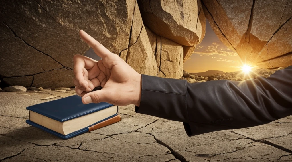 do the rock with a bible in your hand
