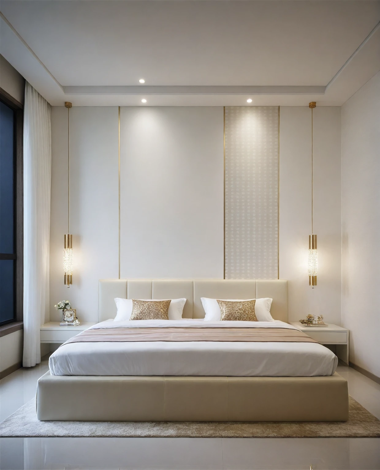 ,Masterpiece, Best quality,8K, Ultra-high resolution,When you step into the ((kitchen : 1.3)) ,Immediately surrounded by a rich atmosphere of luxury. The space  was covered with a soft white fluffy blanket,It is so comfortable,So much so that you can't help but indulge in it。Embellished with precious porcelain and white-off gold ornaments。Whenever it is late afternoon,The afterglow from the window spilled on the floor,Soft light and shadow are reflected,It was as if entering a dreamland. 