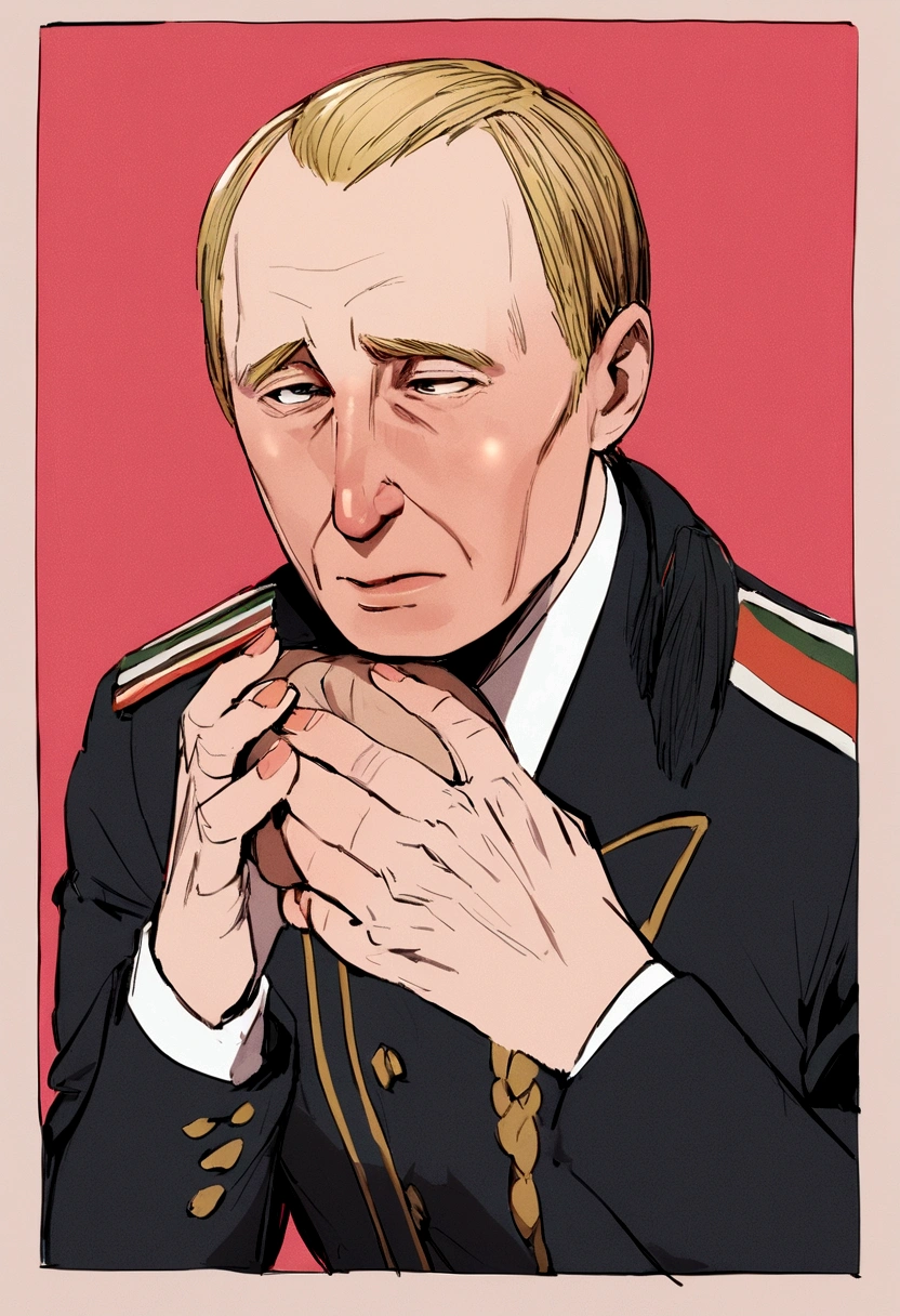 President bites off President Putin's head