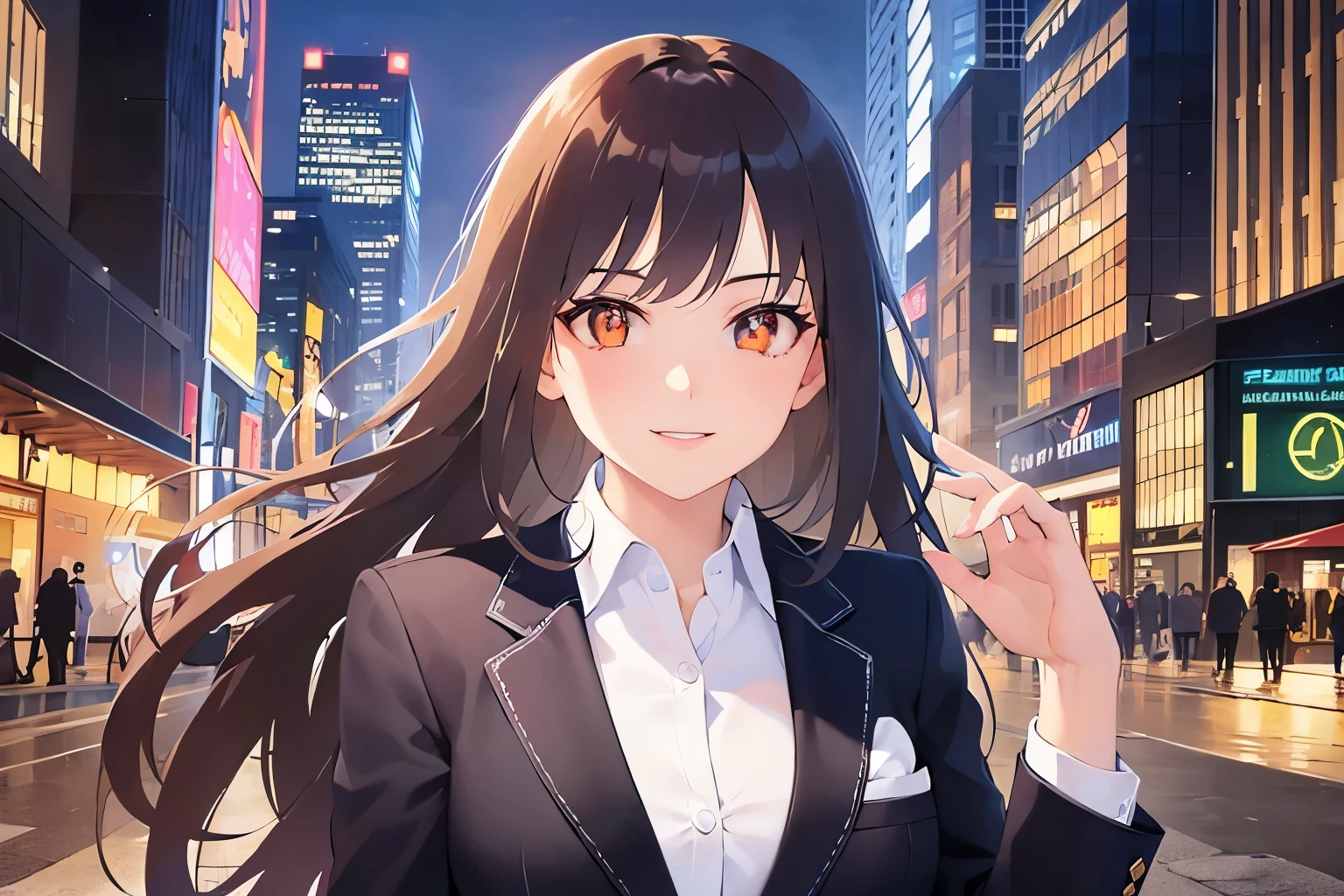 orange eyes