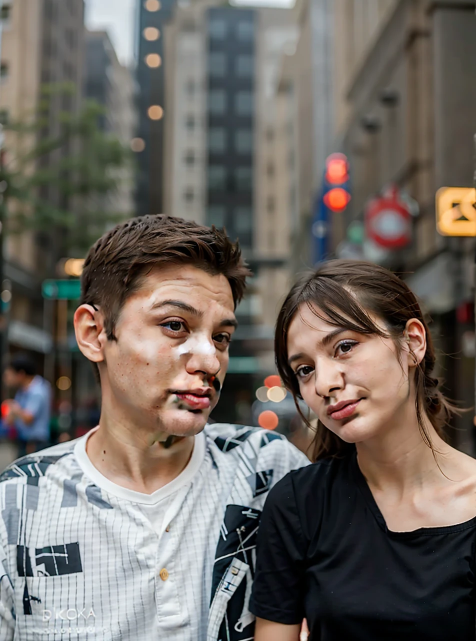 realistic photography, 1boy,1girl,bokeh