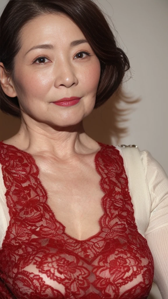 (((Face close-up:1.3))), ((super high quality:1.5)), ((alone:1.5))((Remove Background)), ((so beautiful)), ((Mature Woman)):1.3, ((Concentration)), (Get noticed), (((後期senior citizen))):1.3, Adult Video, Obscene, Vulgarity, Depict lips accurately, Red lipstick, photoRealistic, senior citizen,Mature Woman, Flashy face, Highest quality, super high quality, Realistic, Ultra-dense skin, Perfect body, (1 Japanese Mature Woman), (erotic), 120 years old, Big Breasts, Fascinating, Glamour, sexy, Pure white skin, Looking at the audience,