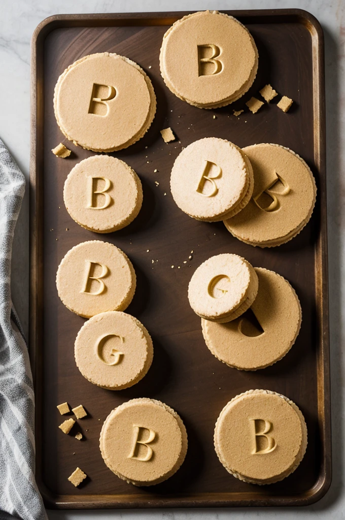 Generate A GREEK LETTER B with the letters of ALFAJOR

