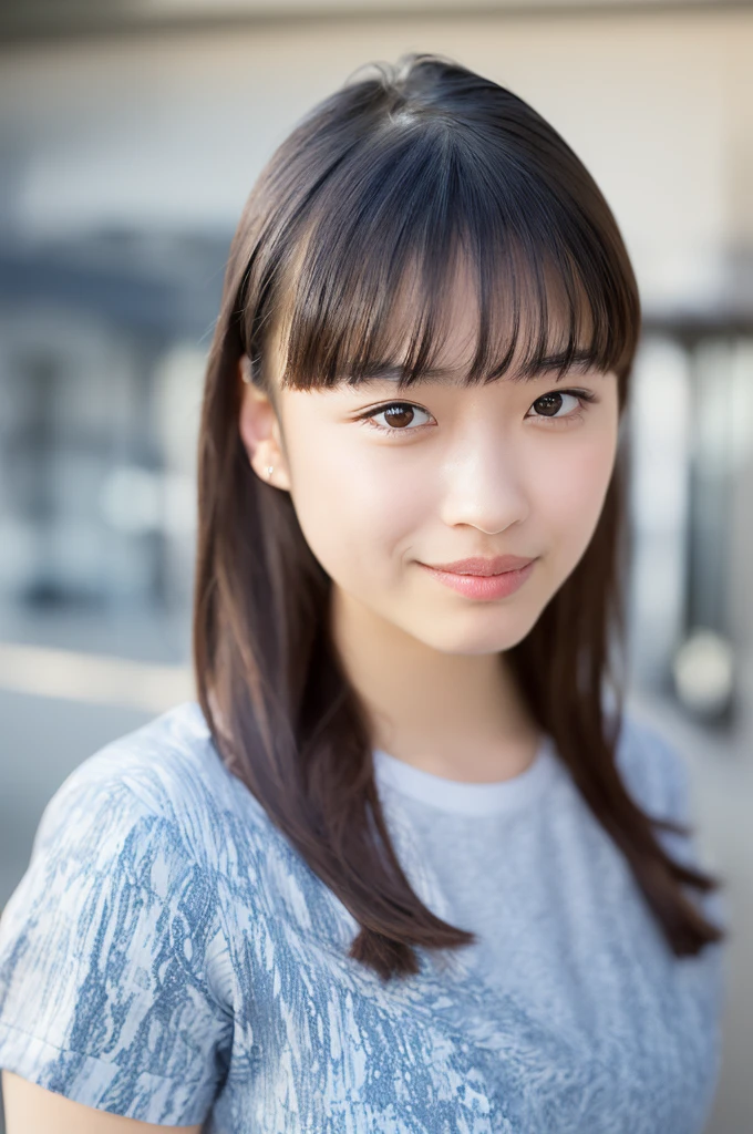 Cute Japanese Women Photos, Little Woman, 20-year-old, Beautiful and perfect face, brown, Beautiful Face, thin: 1.2,Dressed, (photo Realistic:1.4), (hyper Realistic:1.4), (Realistic:1.3),
(Smoother lighting:1.05), (Improving the quality of cinema lighting:0.9), 32k,
1 Girl,20-year-oldの女の子, Realistic lighting, Backlight, The light shines on your face, Ray Tracing, (Bright light:1.2), (Improvement of quality:1.4),
(Highest quality Realistic textured skin:1.4), Fine grain, Detailed face,
(tired, Sleepy and happy), (smile:0), Face close-up, T-Shirts,
(Enhances the body line:1.1), (Enhances the beauty of skin texture:1.1)