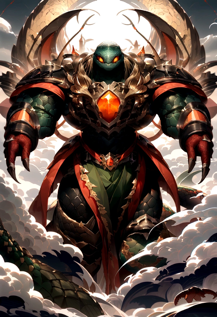Dragon turtle,Huge, Heavy tortoiseshell shell,fire breathing dragon blended with turtle, Chinese leader,The long tail of the snake,soaring waves,China-style,oc rendered,super-fine,high qulity,8K high resolution,ultra - detailed