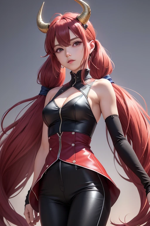(masterpiece: 1.2, best quality), (1 loli, solo), small breasts, bubble ass, (Dynamic posture), (crimson red skin), crimson red skin, demon girl, red skin, thin lacy gloves, ( small demonic horns:1.1), (Lilith \(Darkstalkers\)), (heaven), bangs, (jewelry, golden ornament:1.15 ), large pelvis, blue (pantyhose:1.1)