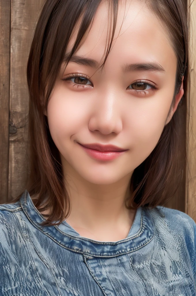 Cute Japanese Women Photos, Little Woman, 20-year-old, Beautiful and perfect face, brown, Beautiful Face, thin: 1.2,Dressed, (photo Realistic:1.4), (hyper Realistic:1.4), (Realistic:1.3),
(Smoother lighting:1.05), (Improving the quality of cinema lighting:0.9), 32k,
1 Girl,20-year-oldの女の子, Realistic lighting, Backlight, The light shines on your face, Ray Tracing, (Bright light:1.2), (Improvement of quality:1.4),
(Highest quality Realistic textured skin:1.4), Fine grain, Detailed face,
(tired, Sleepy and happy), (smile:0), Face close-up, T-Shirts,
(Enhances the body line:1.1), (Enhances the beauty of skin texture:1.1)