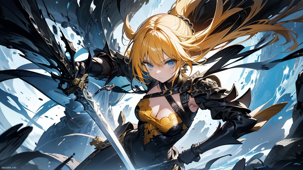 girl、、Paladin、White Armor、The armor is broken、Broken Armor、Pussy juice,Torn clothes,Blonde、Long Hair,Showing panties,Erect nipples,No bra、Black innerwear、Black tights、Defeated by a monster、They got me、Attacked by one man、Defeated by enemies、See-through nipples、機械にBeing restrained、Being restrained、first round、Fall、Machine restraintachine Rape