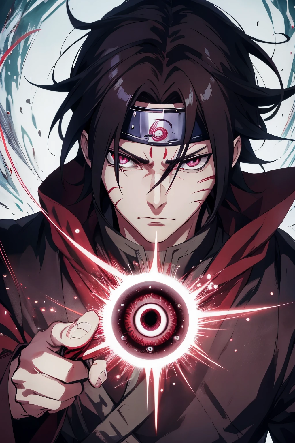 Uchiha Madara (Sasuke Shinden) -- S2
Exquisite facial features, three-dimensional facial structure, perfect face, carrying the Rinnegan eye-patch, wearing his signature sage robe, intricate details in the robe's pattern, perfectly defined muscles, holding the replica of the Susanoo Totsuka blade, a sense of gravity and power, the Rinnegan eye glowing with limitless chakra, masterful lighting creating depth and dimension, a high resolution, detailed and sharp features, lifelike skin texture, detailed veins and pores, a hint of a scar above his left eyebrow, intense focus in the eyes, a