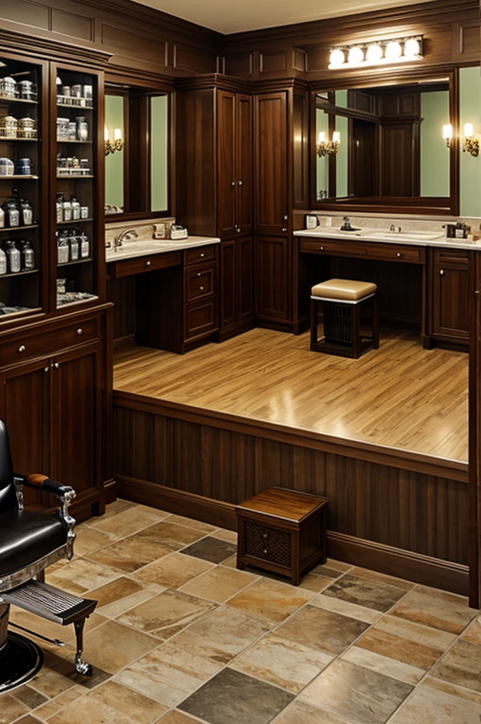 barber room 
