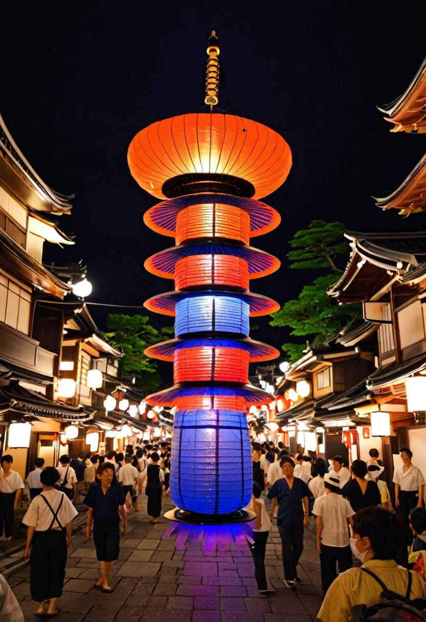 Japan Kawagoe Summer festival Bon dance Tower Cool down Japan風 Lantern Japanese style