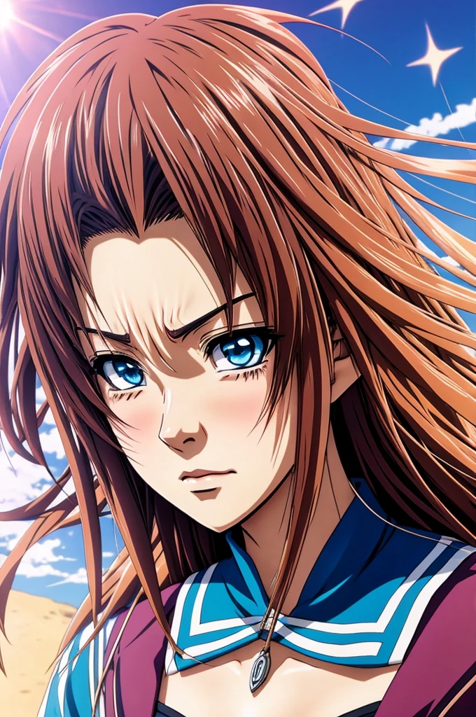 Anime style displeasure