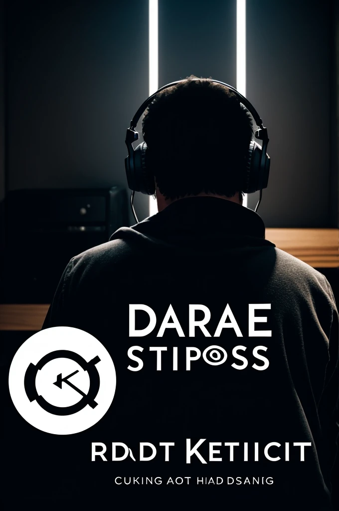 Make the logo for a podcast called dark stories