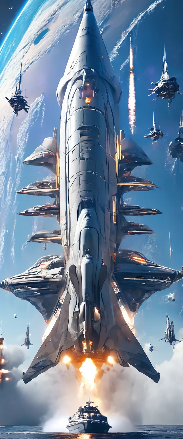 anime:1.5, a futuristic sci-fi space battle, highly detailed, epic space ships, intense combat, glowing energy weapons, powerful explosions, dramatic lighting, cinematic composition, moody color palette, realistic rendering, intricate mechanical details, sense of scale and grandeur, (best quality,4k,8k,highres,masterpiece:1.2),ultra-detailed,(realistic,photorealistic,photo-realistic:1.37)