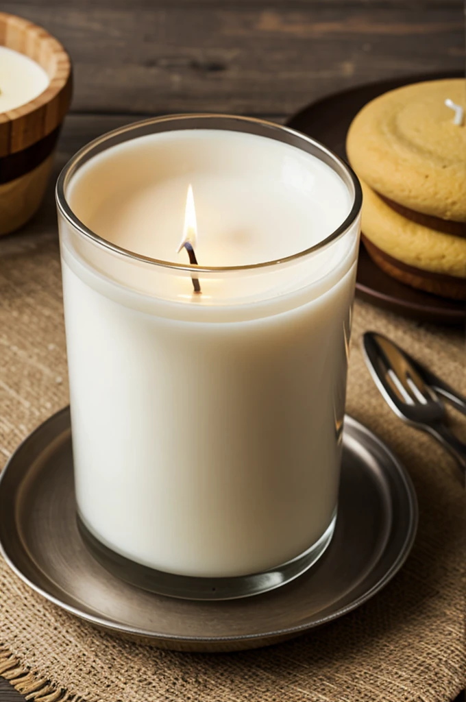 Dessert candle