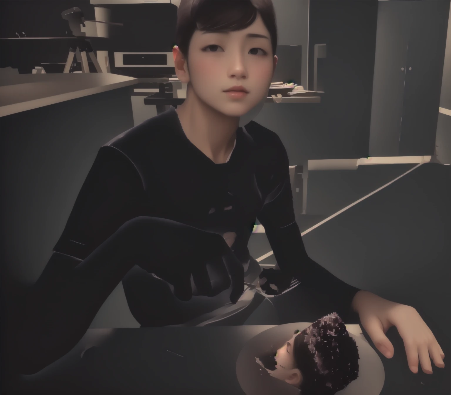 Same image change into anime texture of body, background like same image similar,clear same image anime,clear face and texture, image high quality, quality 4k,same image texture of photo,very deataild image, High recommend same image details