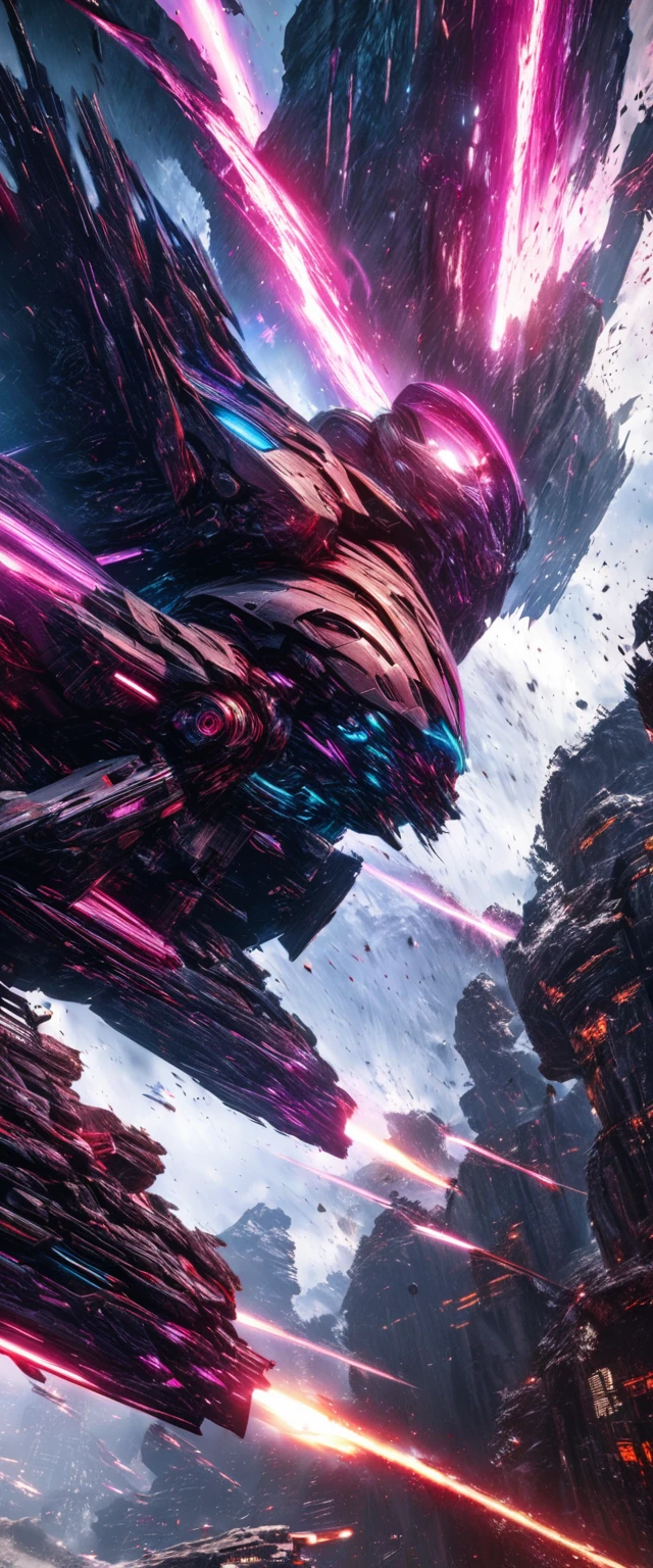 anime:1.5, a futuristic sci-fi space battle, highly detailed, epic space ships, intense combat, glowing energy weapons, powerful explosions, dramatic lighting, cinematic composition, moody color palette, realistic rendering, intricate mechanical details, sense of scale and grandeur, (best quality,4k,8k,highres,masterpiece:1.2),ultra-detailed,(realistic,photorealistic,photo-realistic:1.37)
