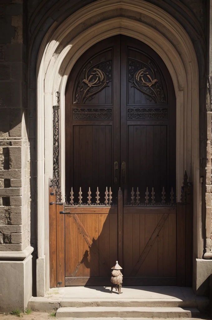 A enormous gate, behind it there is death