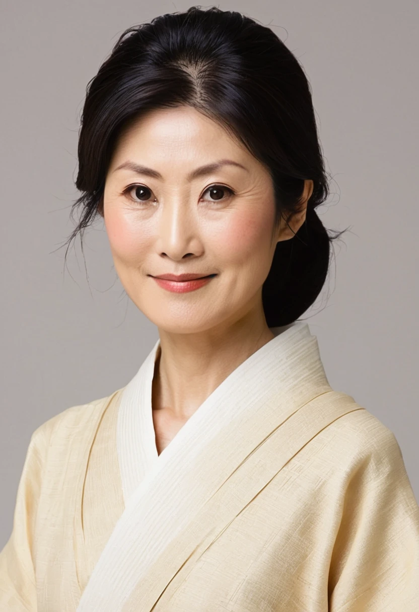 Create a 40-year-old Japanese woman, Raise a 14 year old