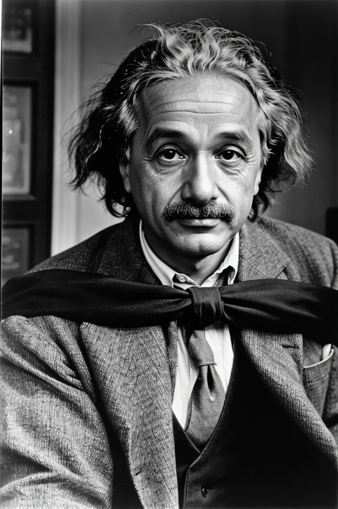Ai photo of Scientist Einstein and his driver