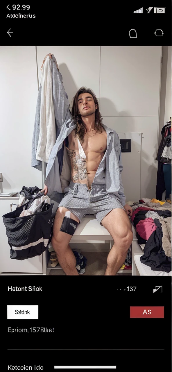 take off his clothes