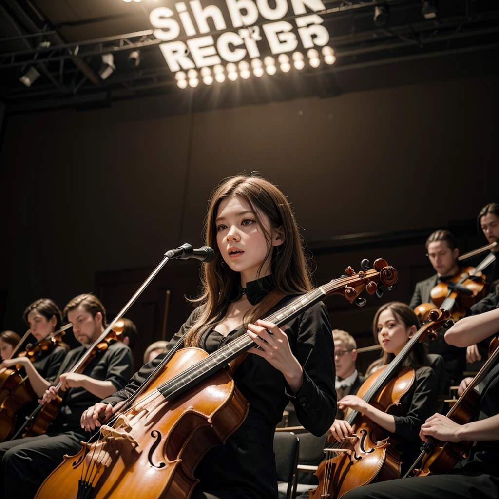 logo for orchestra called renascer
