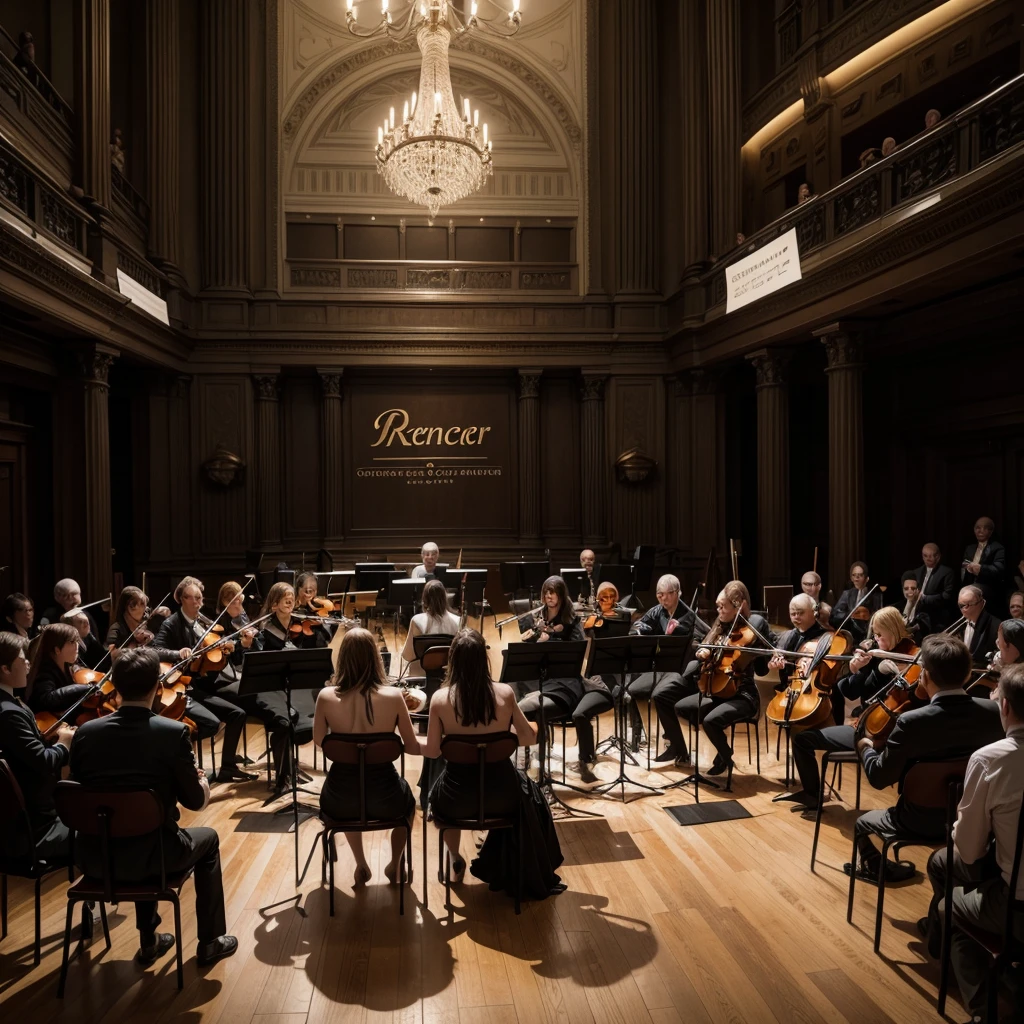 logo for orchestra called renascer