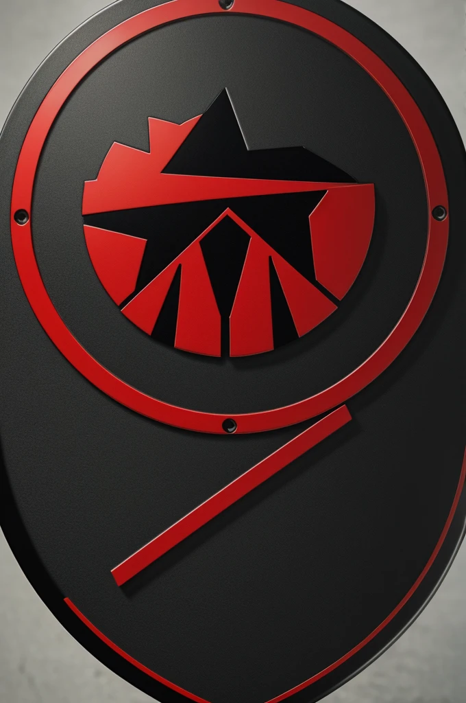 Red and black shield that says Julitronics FC 