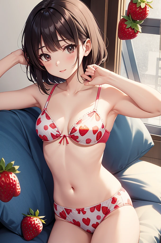 strawberry print panties