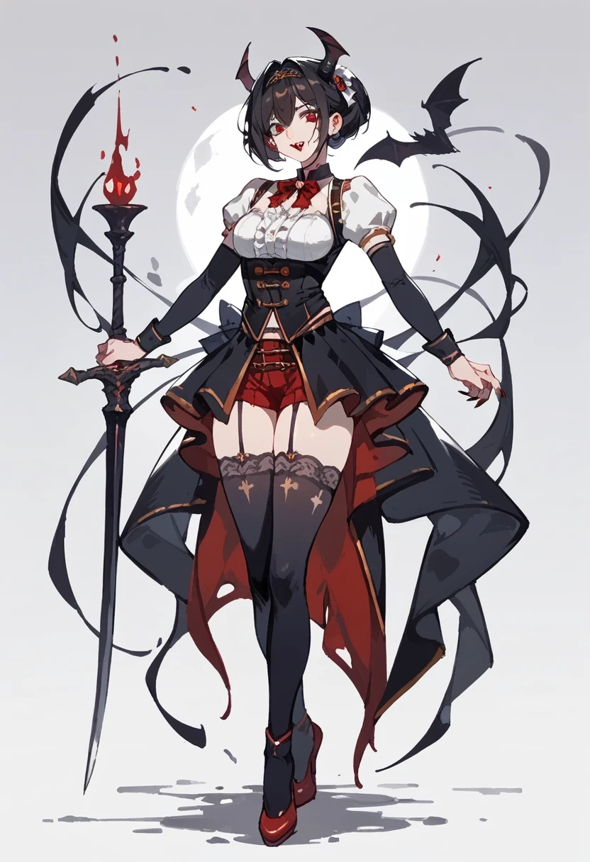 Sexy vampire, full body