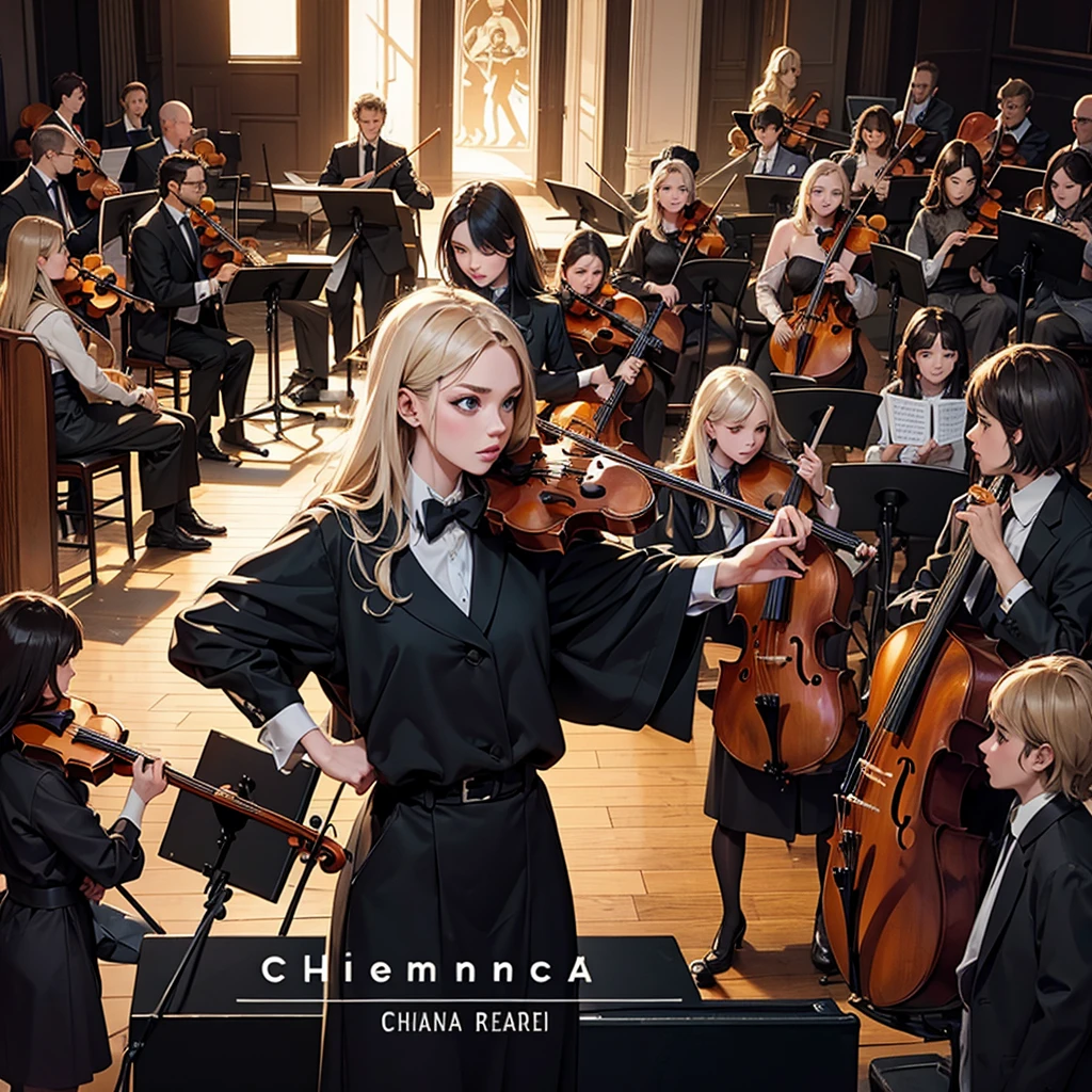 logo for orchestra called renascer