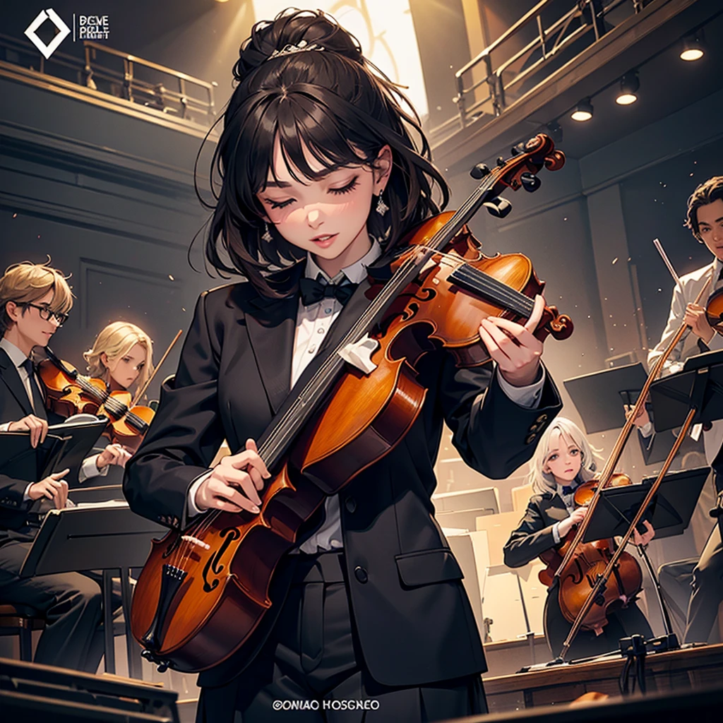 logo for orchestra called renascer