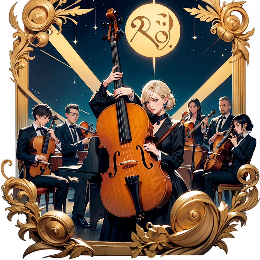 logo for orchestra called renascer